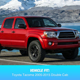 Rain Guards for Tacoma 2005 2006 2007 2008 2009 2010 2011 2012 2013 2014 2015 Double Cab Original Window Deflectors, Vent Window Visors-4PCS