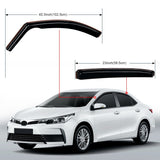 Nilight in Channel Rain Guards for Toyota Corolla 2020 2021 2022 2023 2024 2025 Sedan Original Window Deflectors, Vent Window Visors-4PCS