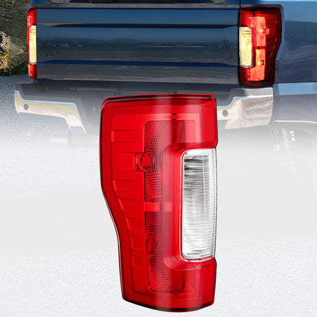 Nilight 2017 2018 2019 Ford F250 F350 Super Duty Rear Lamp Replacement Taillight Assembly OE Style Driver Side Red Lens