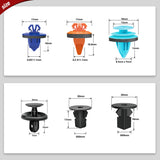 Nilight 181PCS Car Bumper Retainer Clips with Fastener Remover for Lexus Toyota 4Runner Tacoma RAV4 Scion 75495-35010 75397-35010 90189-06065 90189-06013 90189-06028 90467-07201，2 Years Warranty