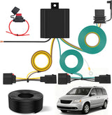 4-Pin Trailer Wiring Harness Kit 56333 Custom for 2008 2009 2010 2011 2012 2013 2014 2015 2016 2017 Jeep Patriot Dodge Durango Caliber Grand Caravan Chrysler Town & Country