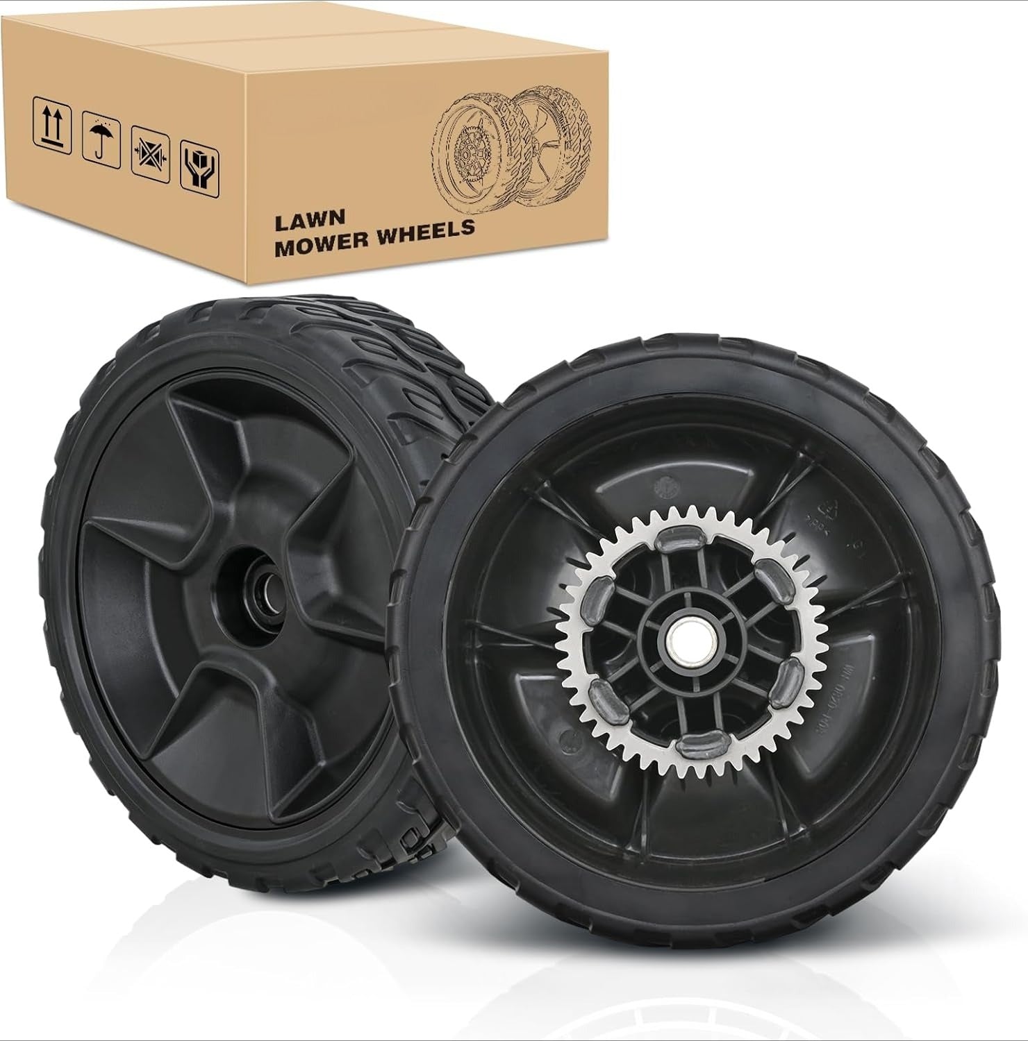 Nilight Lawn Mower Wheels Replacement Assembly