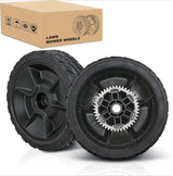 Lawn Mower Wheels Replacement 8 Inch 42710-VR8-N00ZA Assembly, Honda Lawnmower Rear Wheels Compatible with HRN216 Series for Self-Propelled Walk-Behind, 2-Pack