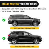 Roof Rack Cross Bars Fit for 2021 2022 2023 Jeep Grand Cherokee L 3-Row & WL 2-Row