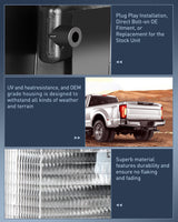 Nilight 2017 2018 2019 Ford F250 F350 Super Duty Rear Lamp Replacement Taillight Assembly OE Style Driver Side Red Lens