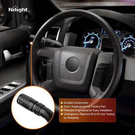Rocker Switch Turn Signal Switch Compatible with 2008 2009 2010 2011 2012 Ford Escape 2008-2011 Mercury Mariner 2008-2011 Mazda Tribute Windshield Wiper Combination Switches