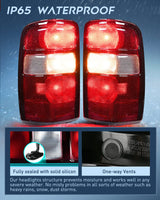 Nilight Taillight Assembly Compatible with 2000 2001 2002 2003 2004 2005 2006 Chevy Tahoe Suburban GMC Yukon Tail Light OE Style Rear Lamp Replacement Driver and Passenger Side