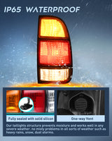 Taillight Assembly Compatible with 2000 2001 2002 2003 2004 2005 2006 Toyota Tundra Tail Light OE Style Rear Lamp Replacement Right Passenger Side