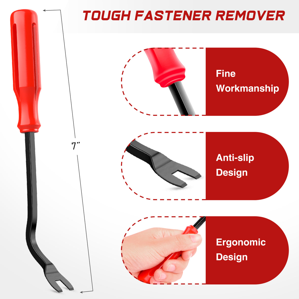 Nilight 181PCS Car Bumper Retainer Clips with Fastener Remover for Lexus Toyota 4Runner Tacoma RAV4 Scion 75495-35010 75397-35010 90189-06065 90189-06013 90189-06028 90467-07201，2 Years Warranty