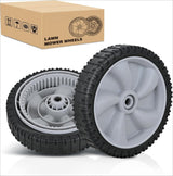 Lawn Mower Drive Wheels Replacement 8 Inch 734-04581 634-0190A Assembly, Lawnmower Front Wheels Compatible with Craftsman, Yard Machines, Husky, MTD RM210 RM220, Troy-Bilt and More, 2-Pack