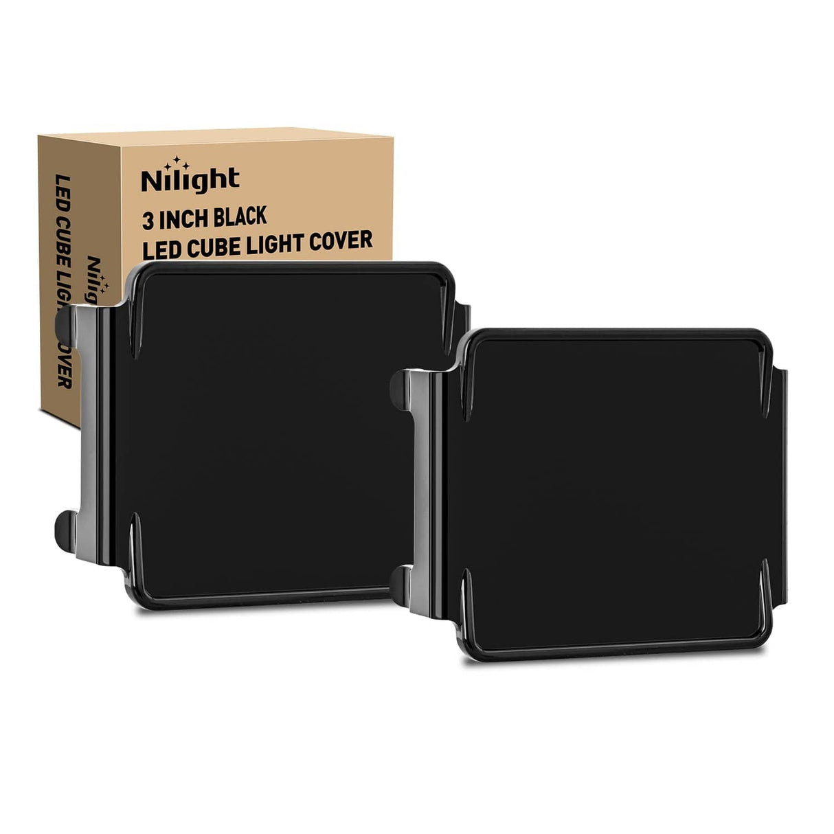 Nilight 2Pcs 3 inch Cube Light Pod Cover
