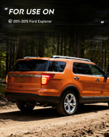 Taillight Assembly Compatible with 2011 2012 2013 2014 2015 Ford Explorer Rear Lamp Replacement OE Style LED and halogen bulbs Driver Side