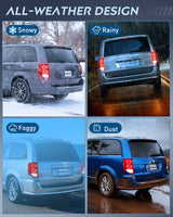 2011 2012 2013 2014 2015 2016 2017 2018 2019 2020 Dodge Grand Caravan Tail light Assembly Rear Lamp Replacement OE Style Driver Passenger Side