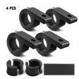 Mounting Accessory Horizontal Bar Clamp Mount Bracket Kits 0.75"/0.875"/1.125" (2 Pairs)