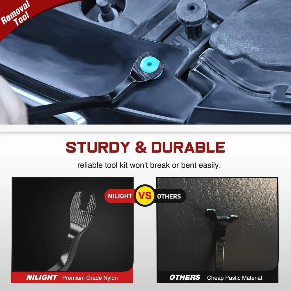 retainer clips 100 Pcs Head 18.4mm Hole 9mm Trim Door Panel Retainer Clips, Car Push Fastener Clips for Corolla Camry Sequoia Tundra Tacoma, Replace 90467-10188, 90467-A0005