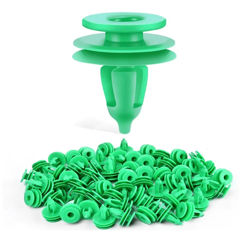 100 Pcs Head 18mm Hole 7.5mm Door Trim Panel Clips for Chrysler