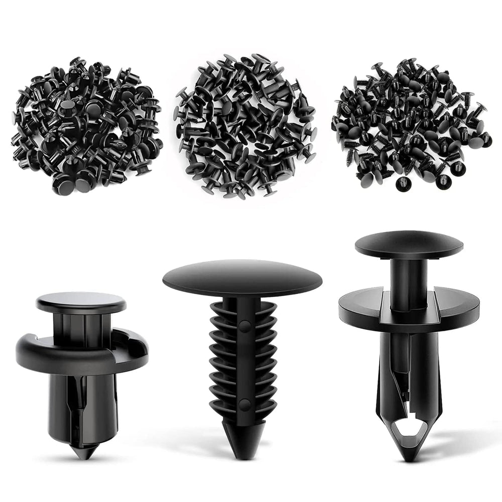 retainer clips 100 Pcs Hole 7mm 8mm 10mm Car Retainer Clips Nylon Push Expansion Screws Replacement Kit, Bumper Fastener Rivet Clips for Honda, Acura, GM, Ford, Chrysler