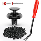retainer clips 100 Pcs Hole 7mm Engine Under Cover Push-Type Retainer Replaces Lexus & Toyota 90467-07201 Quality Nylon Push Rivets