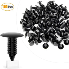 100 Pcs Hole 8mm Car Push Retainer Clips Kits For GM Ford Chrysler