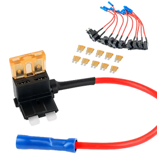 Wiring Harness Kit 10Pcs Standard Add-A-Circuit Fuse Adapter