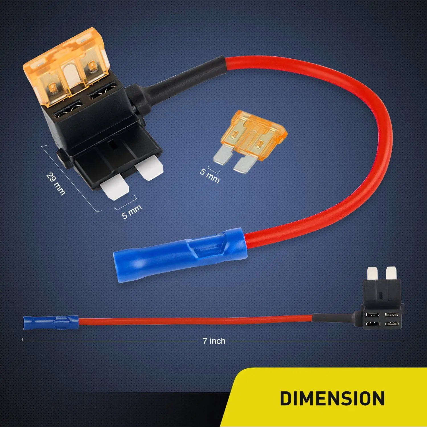 Wiring Harness Kit 10Pcs Standard Add-A-Circuit Fuse Adapter