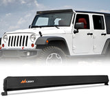 light cover LED Light Bar Cover 52 Inches Black Nylon Protective Sleeve Universal Fit Straight and Curved Bar Waterproof Dustproof Scratch-Proof Light Cover for Driving Off Road Lights