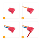 Connectors Assortments 110Pcs Nylon Flag Spade Terminals