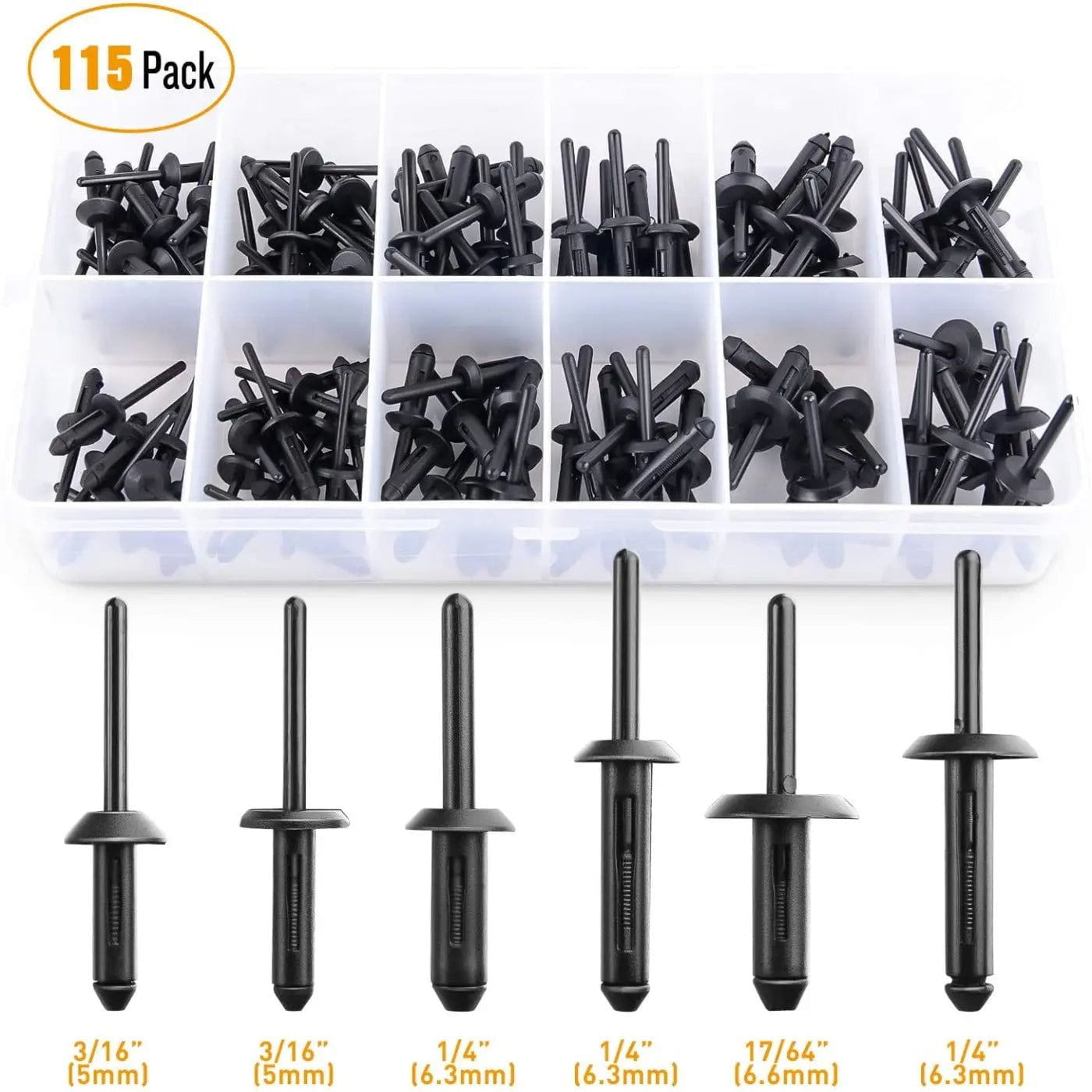 retainer clips 115 Pcs Car Push Retainer Clips Kits For GM Ford Chrysler VW