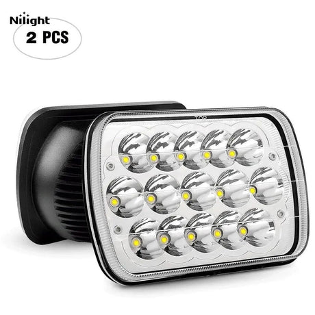 LED Headlight 45W 7x6 5x7 Hi/Lo LED Headlights