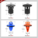 120 PcsCar Bumper Retainer Clips Bumper Fender Liner Kit for Lexus Toyota 4Runner Tacoma RAV4 Scion 75495-35010 75397-35010 90189-06065 90189-06013 with 1 Fastener Remover Nilight