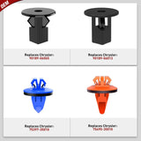 120 PcsCar Bumper Retainer Clips Bumper Fender Liner Kit for Lexus Toyota 4Runner Tacoma RAV4 Scion 75495-35010 75397-35010 90189-06065 90189-06013 with 1 Fastener Remover Nilight