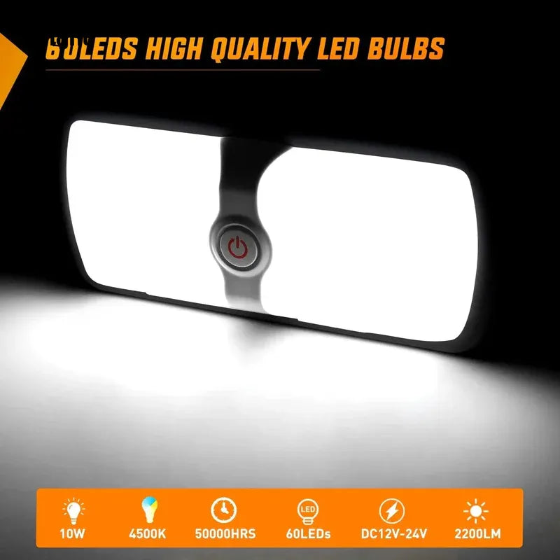 Interior Lights RV Interior Ceiling White LED Lights (Pair)