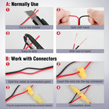 12AWG 50FT Copper Clad Aluminum Wire 12-2 Gauge Red Black CCA Electrical Cable 2 Conductor Parallel 12V 24V DC Flexible Extension Cords Nilight