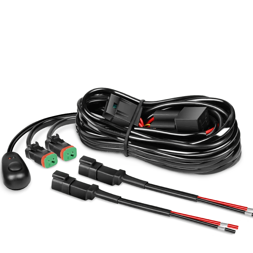 16AWG DT Connector Wire Harness Kit 2 Leads W/ 12V On Off Switch ...