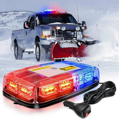 12 Inch 48 Leds Roof Top Blue Red Emergency Strobe Light