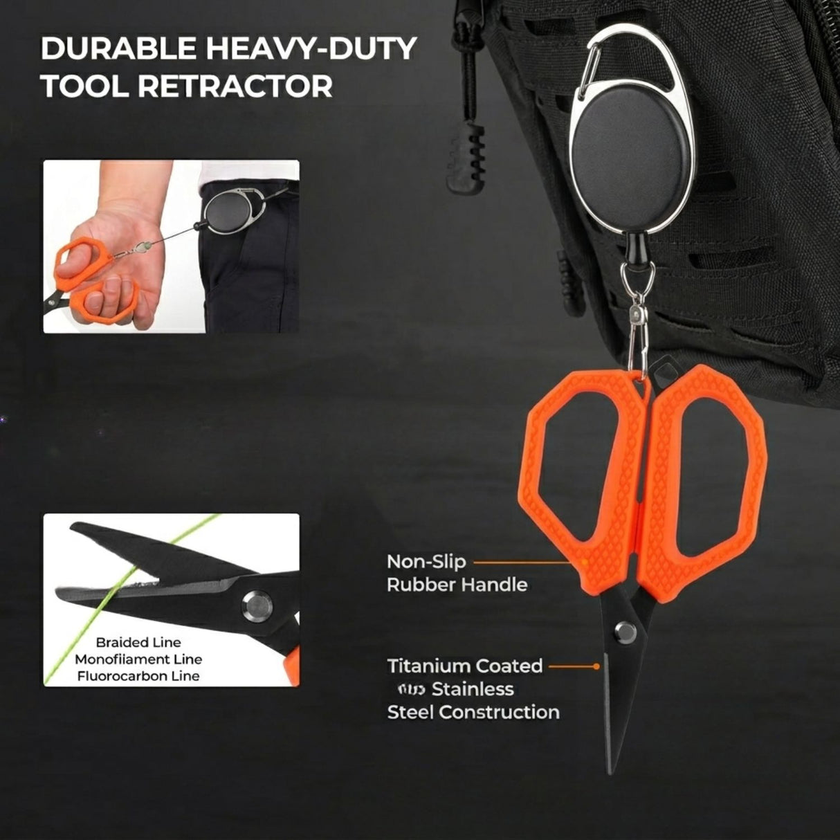 Tool 7PCS fishing accessories Fishing Tools Kit with Fishing Pliers, Fish Lip Gripper, Fillet Knife & Scissors, Portable Fishing Gear Set for bass fishing National Fishing Week Spring Fishing Season Father's Day Fishing Gift