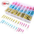 Connectors Assortments 135Pcs Heat Shrink Wire Connectors