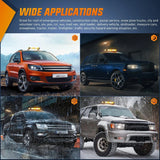 led strobe light 14.5 Inch Amber White COB LED Strobe Rooftop Flashing Magnetic Light Bar