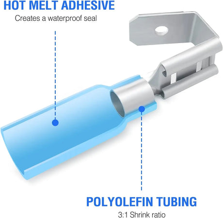 140Pcs Heat Shrink Wire Connectors Nilight