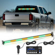 Nilight 144LED Traffic Advisor Strobe Light Bar with Controller Amber Green Emergency Warning Lights Hazard Interior Front/Rear Windshield Flashing for Cars Plow Trucks Construction Vehicles
