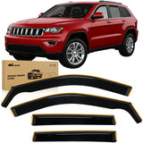 2011 2012 2013 2014 2015 2016 2017 2018 2019 2020 Jeep Grand Cherokee Rain Guards Acrylic 4Pcs