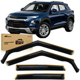 2021 2022 2023 2024 Chevy Trailblazer Rain Guards Acrylic 4Pcs