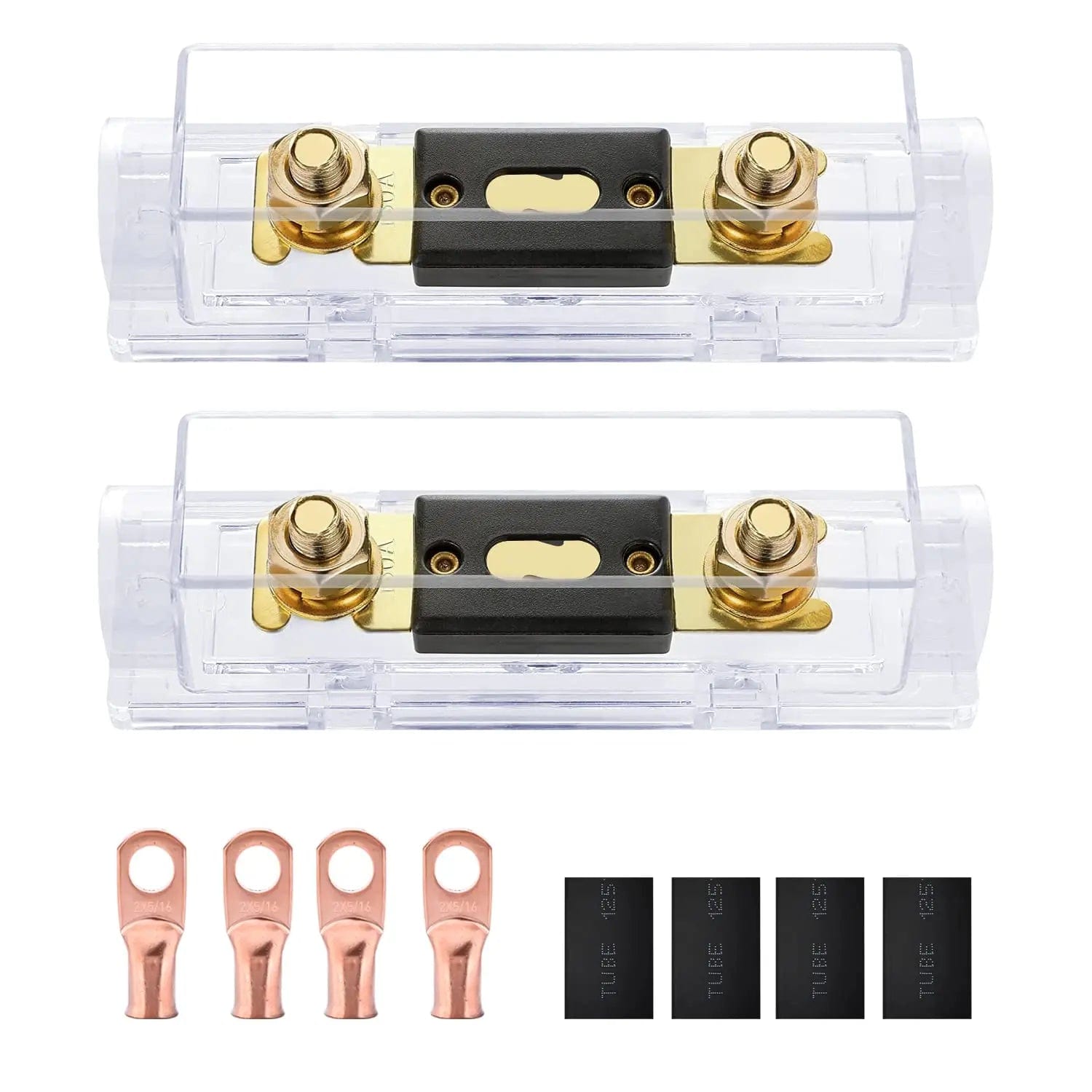 Kit Fusible Auto 6pcs Lot De 6 Fusibles ANL 150A Dorés - Universels Pour Voiture, Camion, Audio Fusible Anl 150a Or