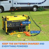 15AMP to 50AMP RV Power Adapter Cord Nilight