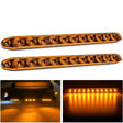 LED ID Bars 16 Inch 11 LEDs Amber Trailer Light Bar (Pair)