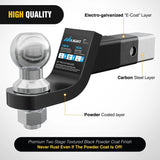 Trailer Hitch Hitch Ball Mount with 2-5/16 Inch Ball (2 Inch Shank, 7500 lbs, 2 Inch Drop)