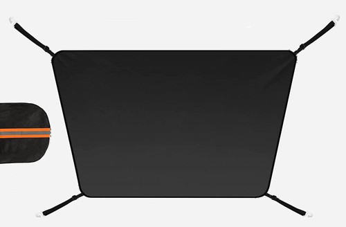 Windshield Snow Cover for Ice and Frost, Heavy Duty 600D Oxford Fabric Windshield Protector with Detachable Side Mirror Covers, Reflective Strips, Adjustable Straps & Hooks for Cars SUVs Trucks