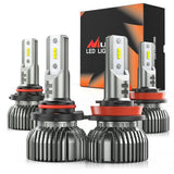 Nilight 2019-2022 Ram 1500 2500 3500 9005 H11 LED Headlight Bulbs