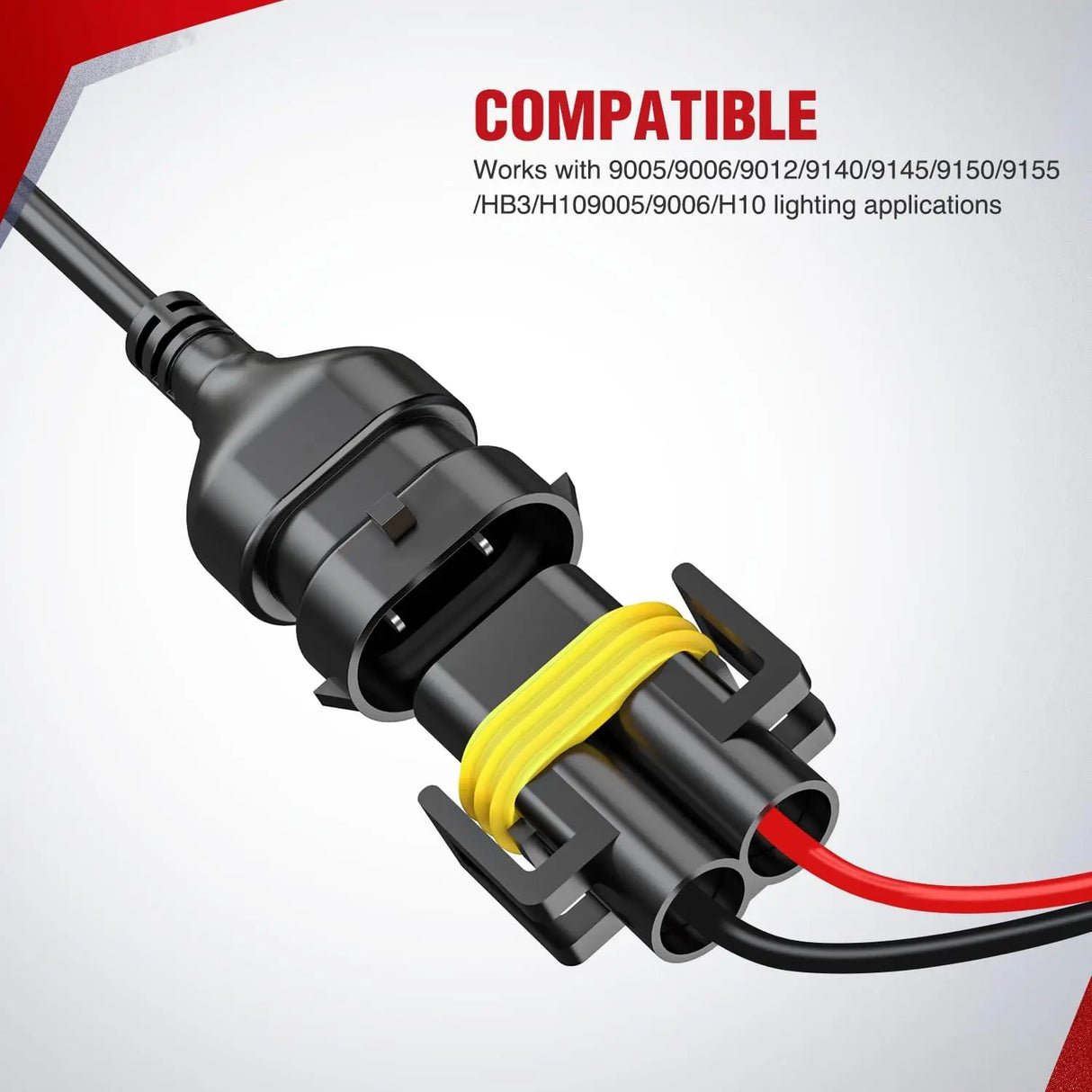 16AWG Wire Harness Kit 12V Heavy Duty 5PIN Rocker Switch Relay Blade Fuse Socket Connector For 9005 9006 9140 9145 HB3 H10 Fog Light Bulbs Nilight