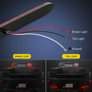 Trailer Light 16” 11 LEDs Red Trailer Light Bar (Pair)